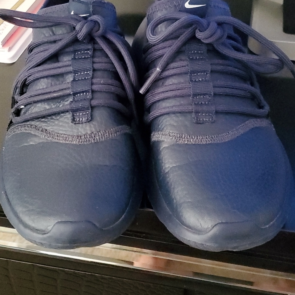 Nike Blue Leather Sneakers
